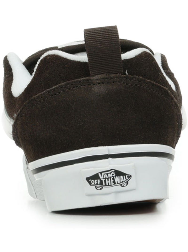Baskets lifestyle en daim Knu Skool vans Marron chocolat - Kiabi