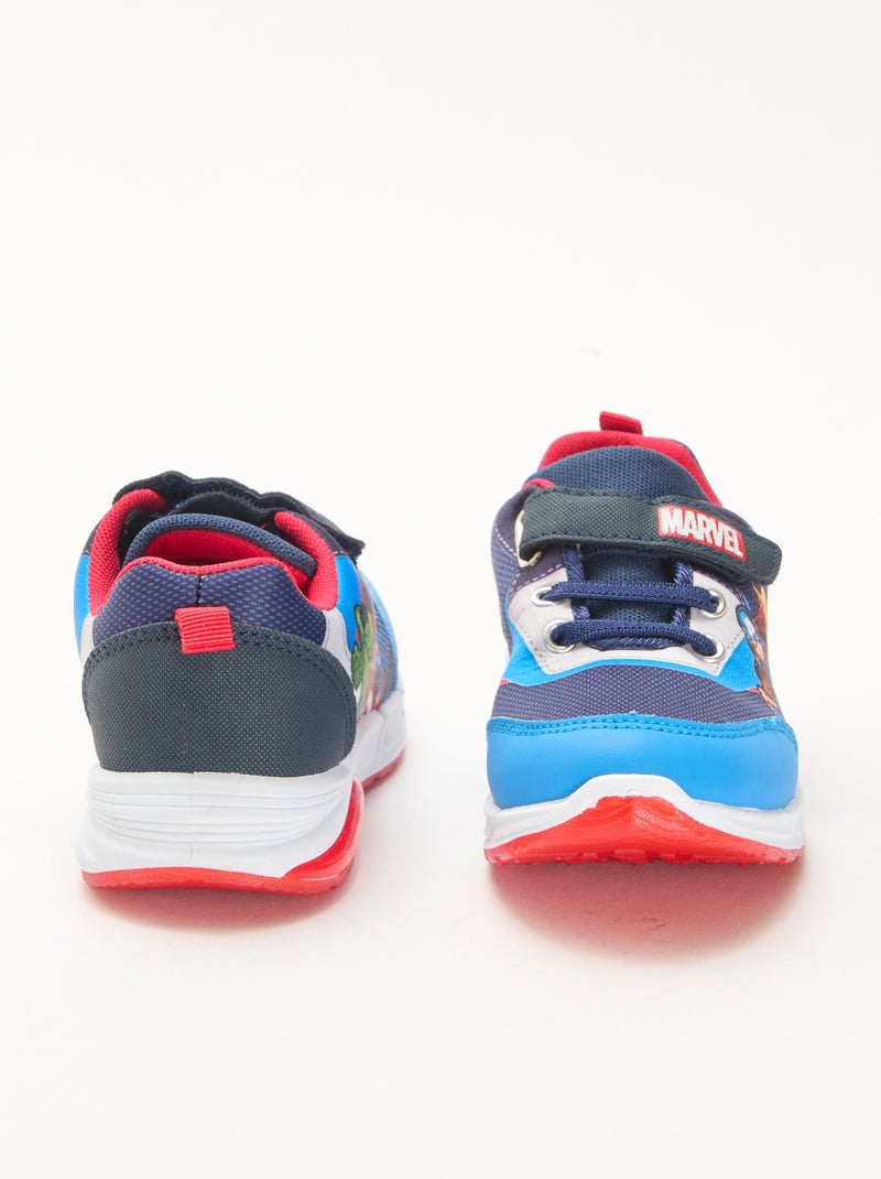 Baskets lumineuses 'Avengers' Bleu - Kiabi