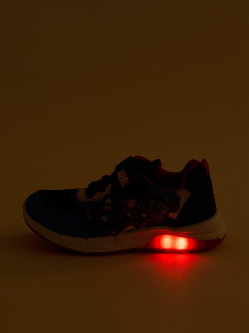 Baskets lumineuses 'Avengers' Bleu - Kiabi
