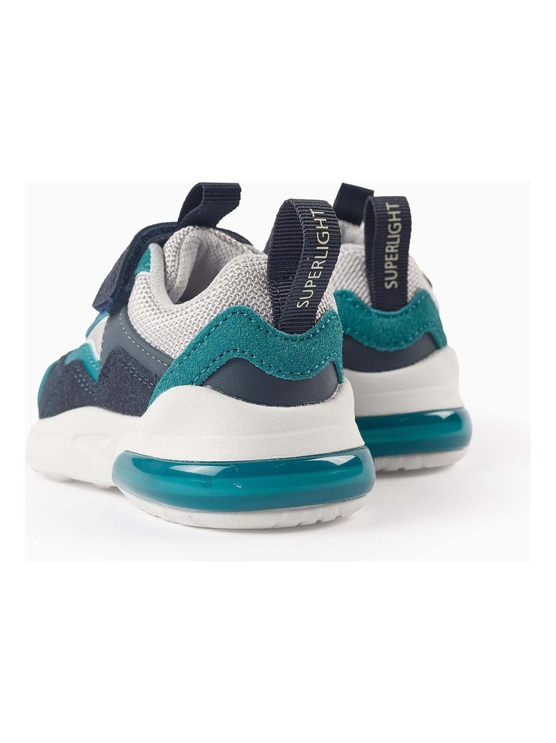 Baskets Lumineuses Bébé ZY Superlight Runner Bleu foncé - Kiabi