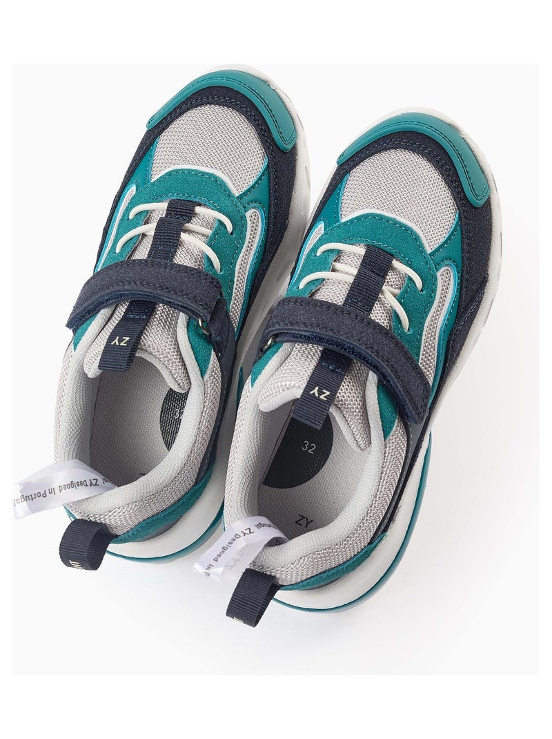 Baskets Lumineuses Bleu foncé - Kiabi