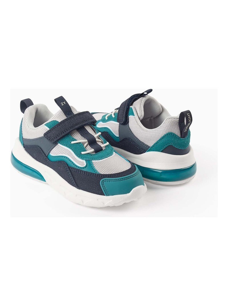 Baskets Lumineuses Bleu foncé - Kiabi