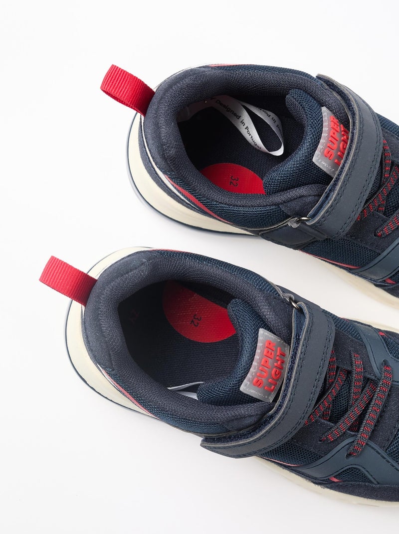 Baskets Lumineuses Bleu foncé - Kiabi