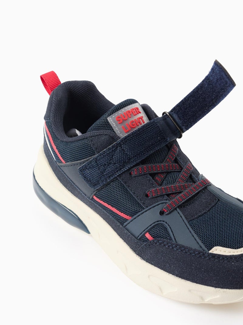 Baskets Lumineuses Bleu foncé - Kiabi