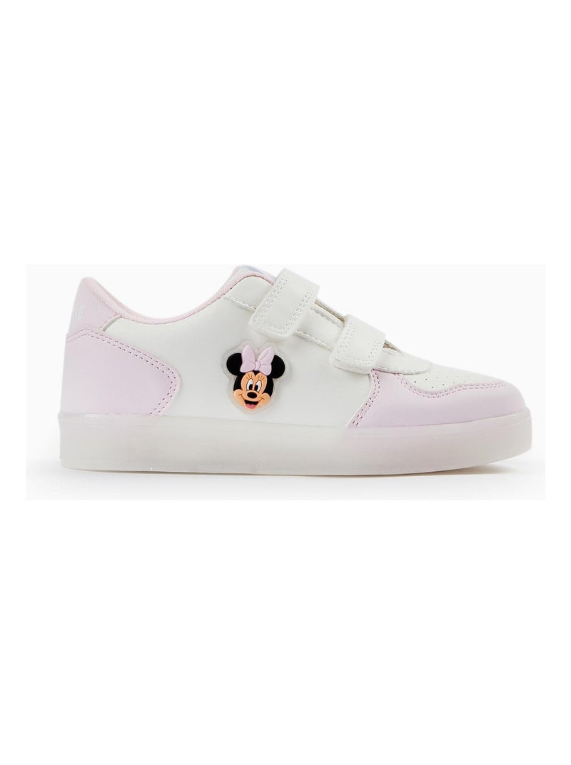 Baskets lumineuses de Disney pour fille DISNEY Mauve - Kiabi