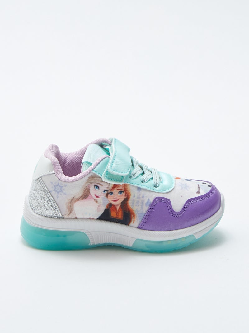 Baskets lumineuses 'La reine des neiges' 'Disney' BEIGE - Kiabi