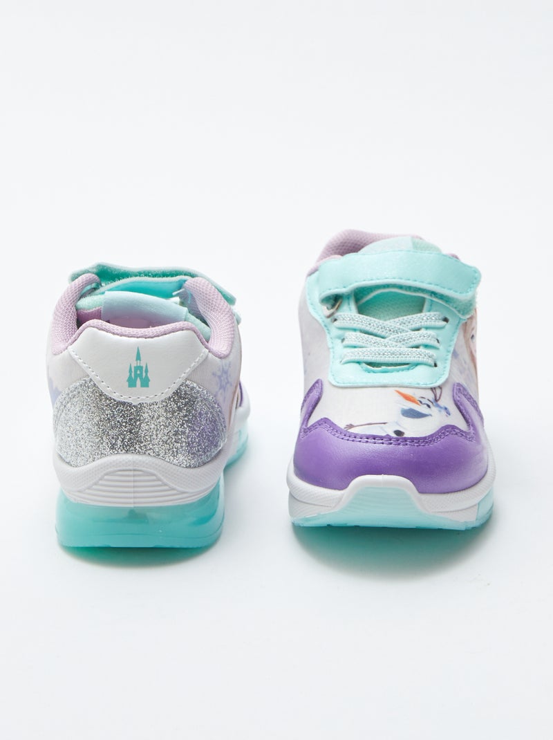 Baskets lumineuses 'La reine des neiges' 'Disney' BEIGE - Kiabi