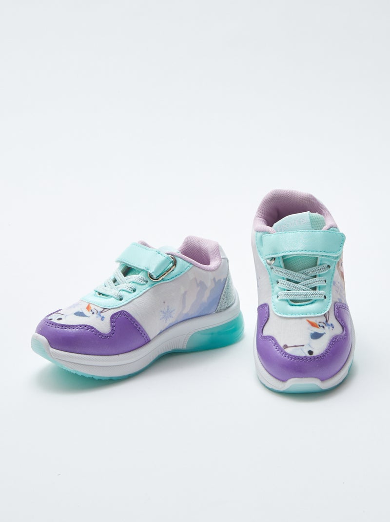 Baskets lumineuses 'La reine des neiges' 'Disney' BEIGE - Kiabi
