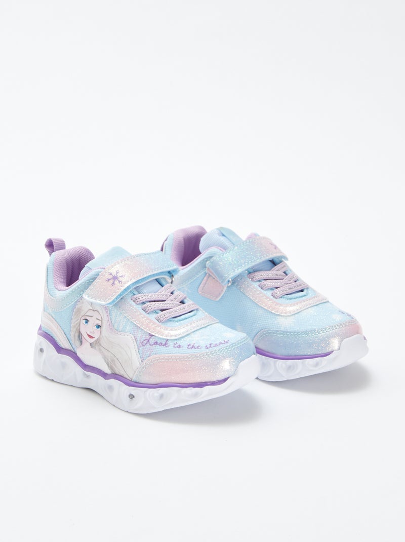 Baskets lumineuses 'La reine des neiges' 'Disney' BEIGE - Kiabi