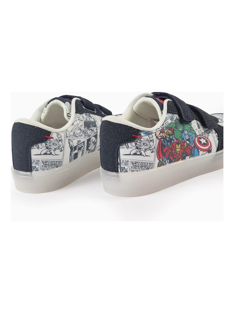 Baskets lumineuses MARVEL AVENGERS Bleu foncé - Kiabi