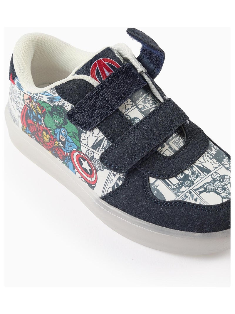 Baskets lumineuses MARVEL AVENGERS Bleu foncé - Kiabi