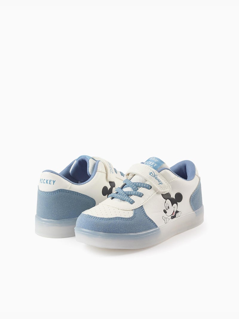 Baskets Lumineuses Mickey Bleu - Kiabi