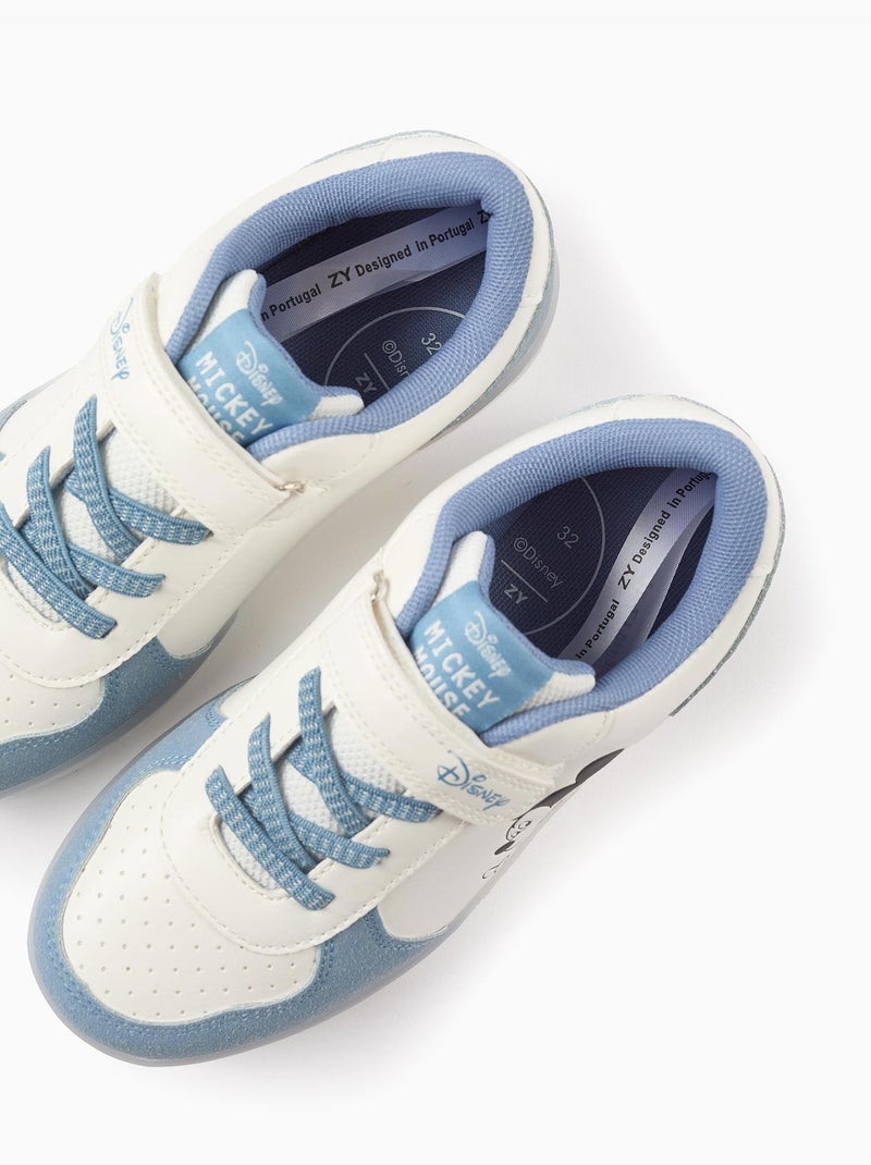 Baskets Lumineuses Mickey Bleu - Kiabi