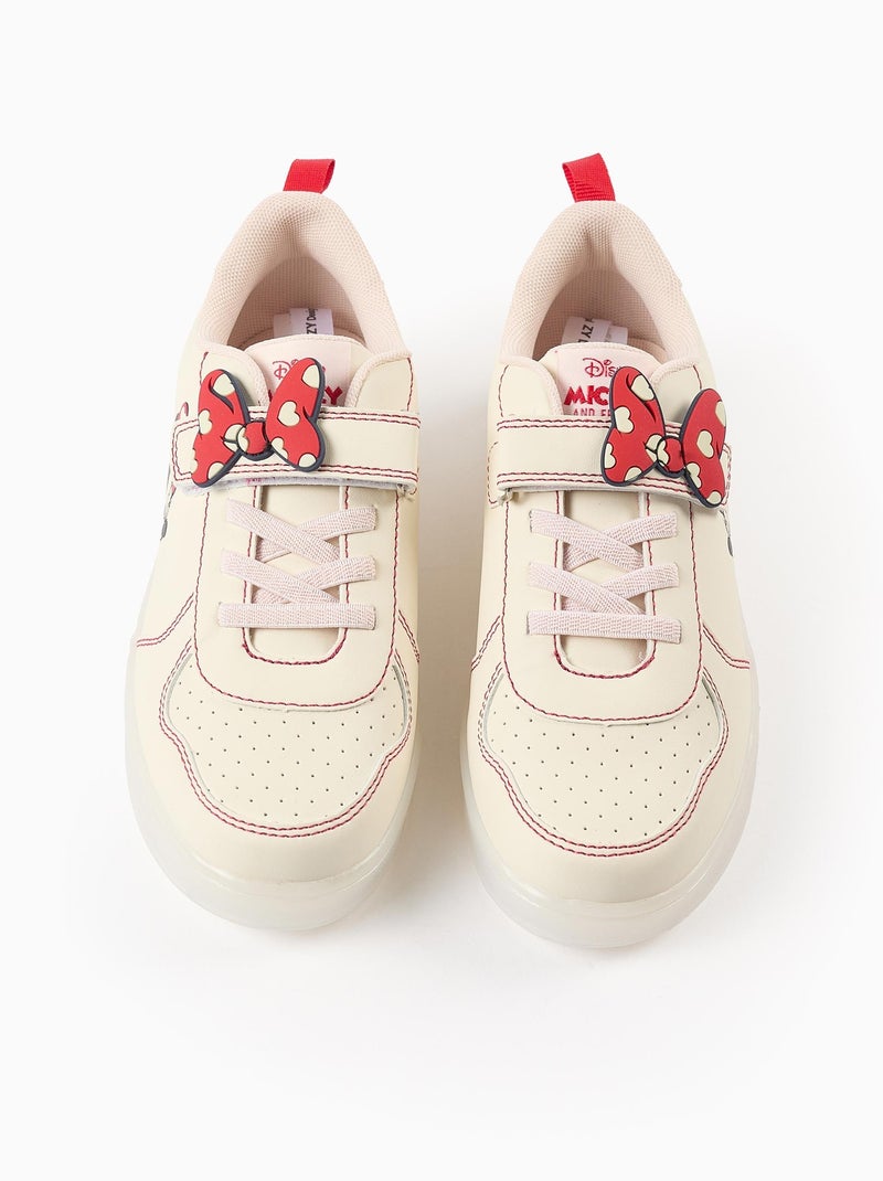 Baskets Lumineuses Minnie Beige clair - Kiabi
