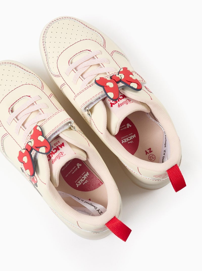 Baskets Lumineuses Minnie Beige clair - Kiabi