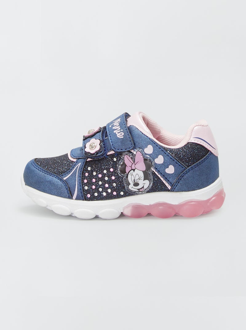 Baskets lumineuses 'Minnie' 'Disney' Bleu marine - Kiabi