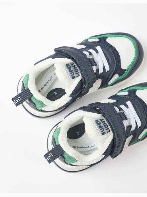 Baskets lumineuses multi-matières Superlight Runner - Kiabi