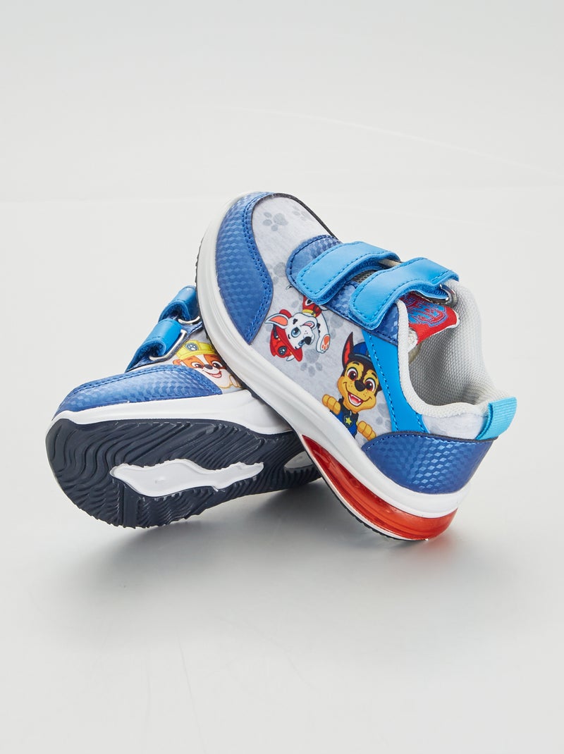 Paw Patrol Chaussures lumineuses pour garçon, Bleu/rouge, 29 EU