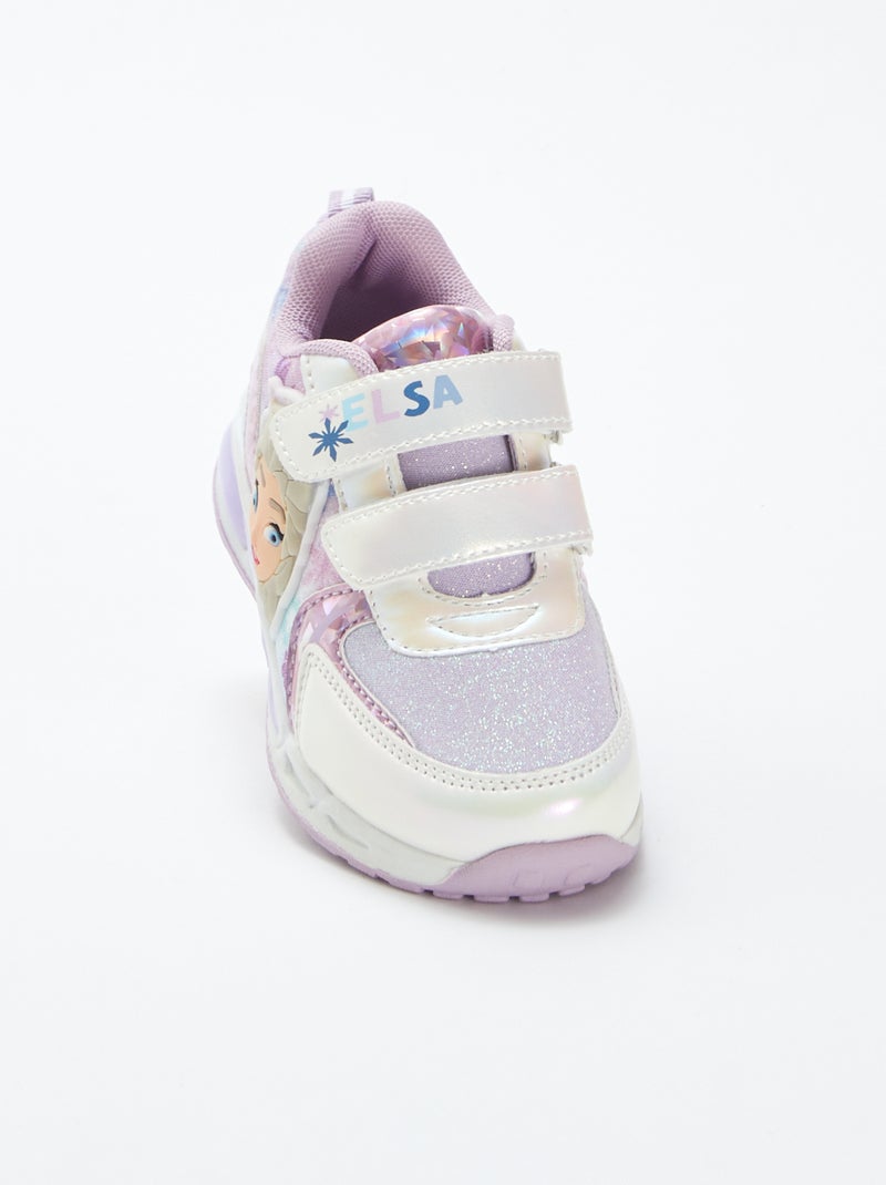 Baskets lumineuses 'Reine des neiges' 'Disney' ROSE - Kiabi