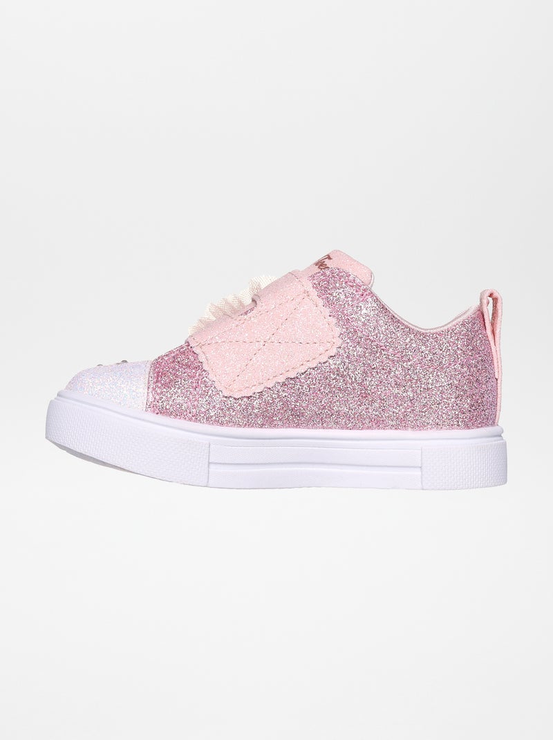 Baskets Heelys Blanches Lumineuses - Taille UK 1 - Unisexe Enfant - Occasion