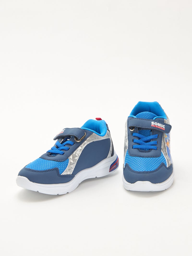 Baskets lumineuses 'Sonic' Bleu - Kiabi