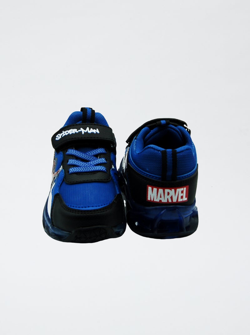 Baskets lumineuses 'Spider-man' BLEU - Kiabi