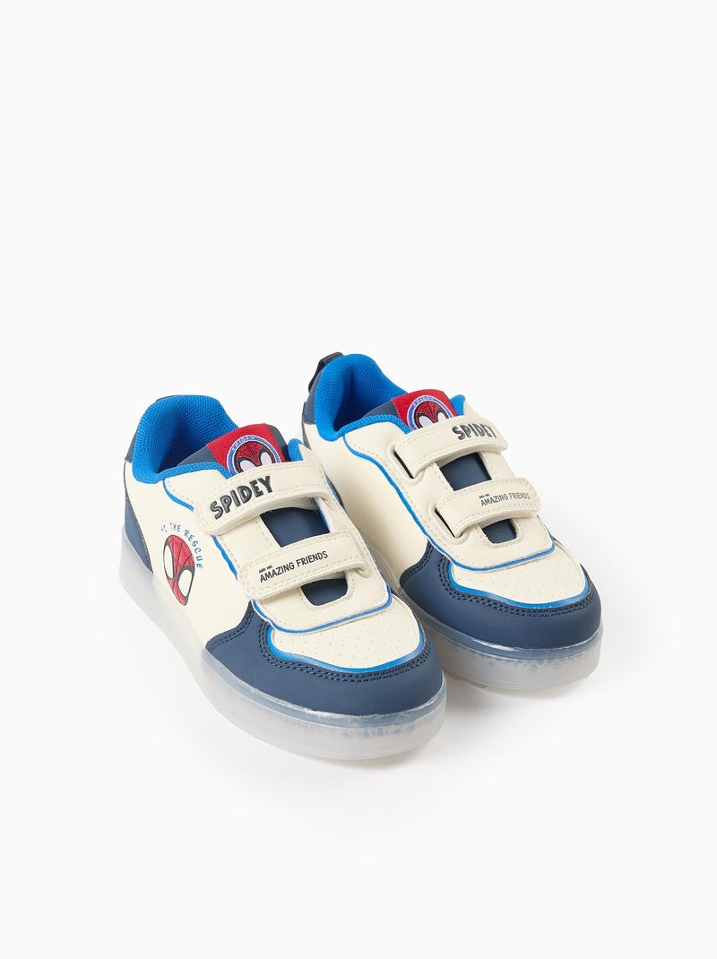 Baskets Lumineuses Spider-Man Bleu foncé - Kiabi