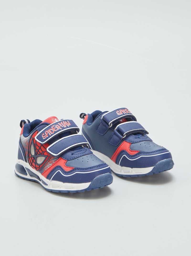 Baskets lumineuses 'Spider-Man' Bleu/rouge - Kiabi