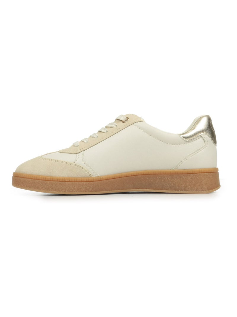 Baskets Marco Tozzi Basket Gold Blanc - Kiabi