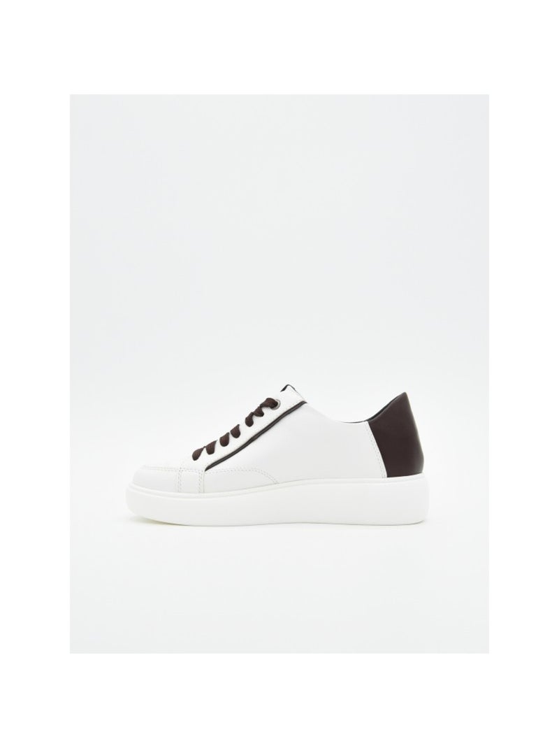 Baskets Matériau Synthétique Montevita Blanc - Kiabi
