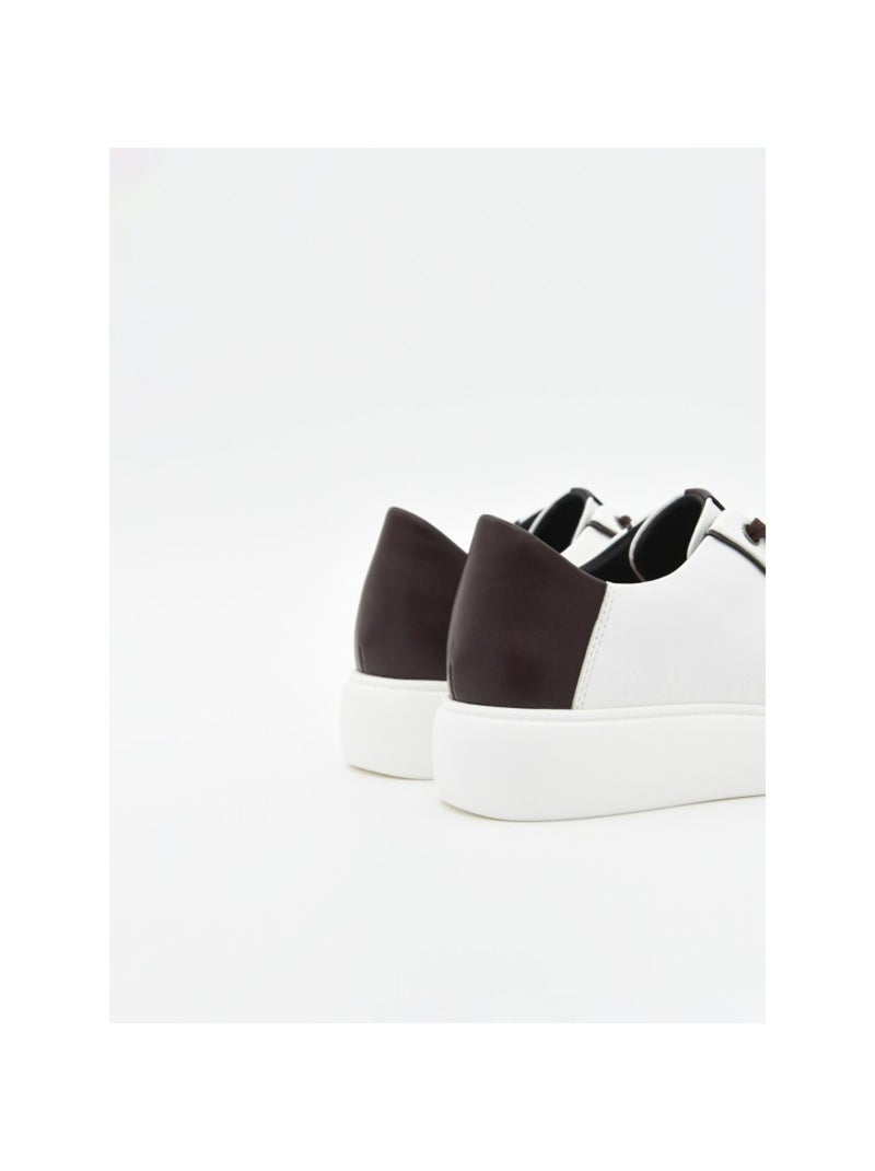 Baskets Matériau Synthétique Montevita Blanc - Kiabi