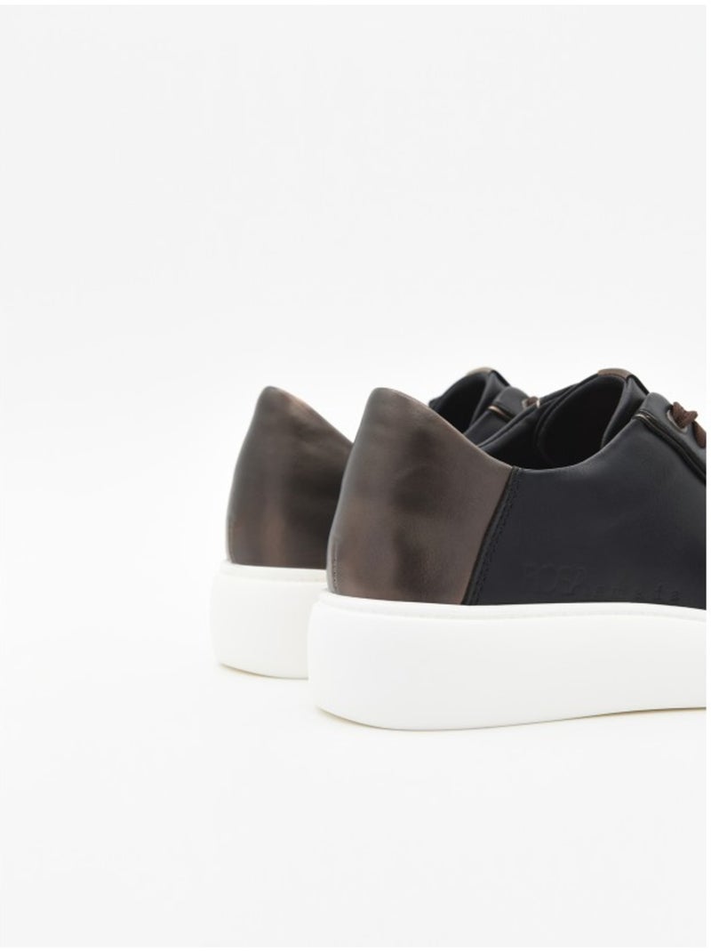 Baskets Matériau Synthétique Montevita Noir - Kiabi