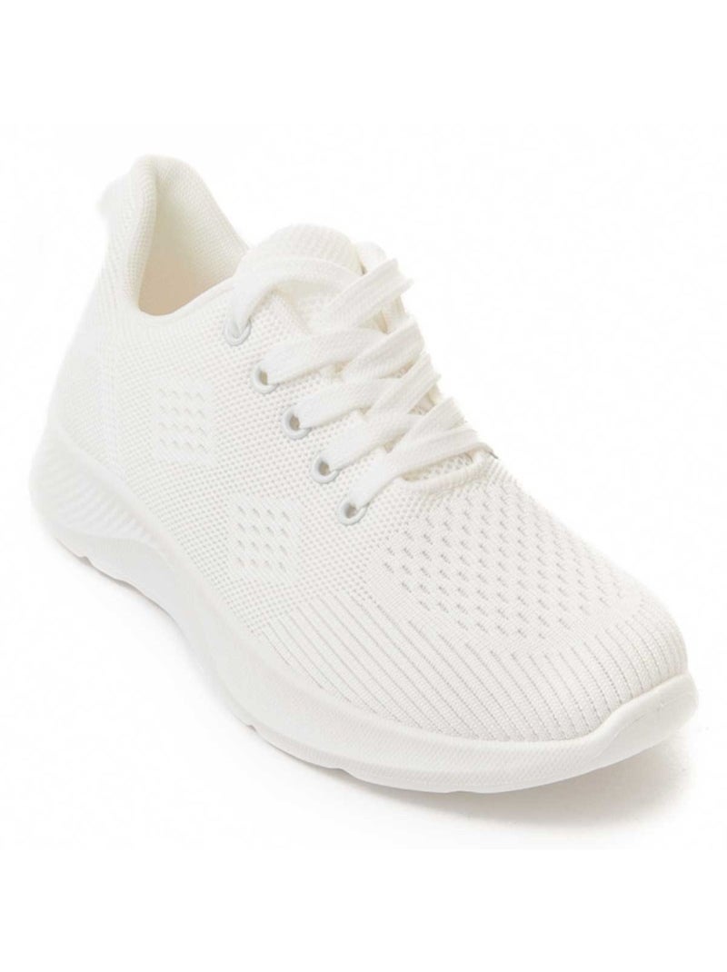 Baskets Matériel Synthétique Montevita Blanc - Kiabi