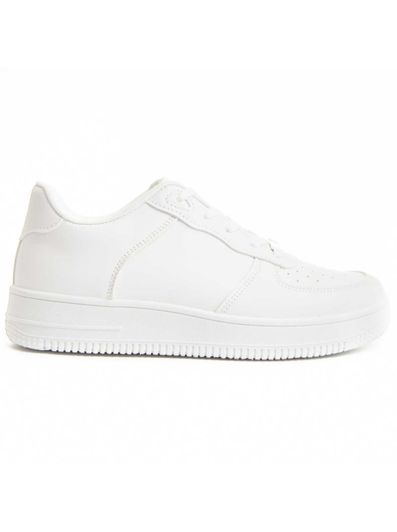 Baskets Matériel Synthétique Montevita Blanc - Kiabi