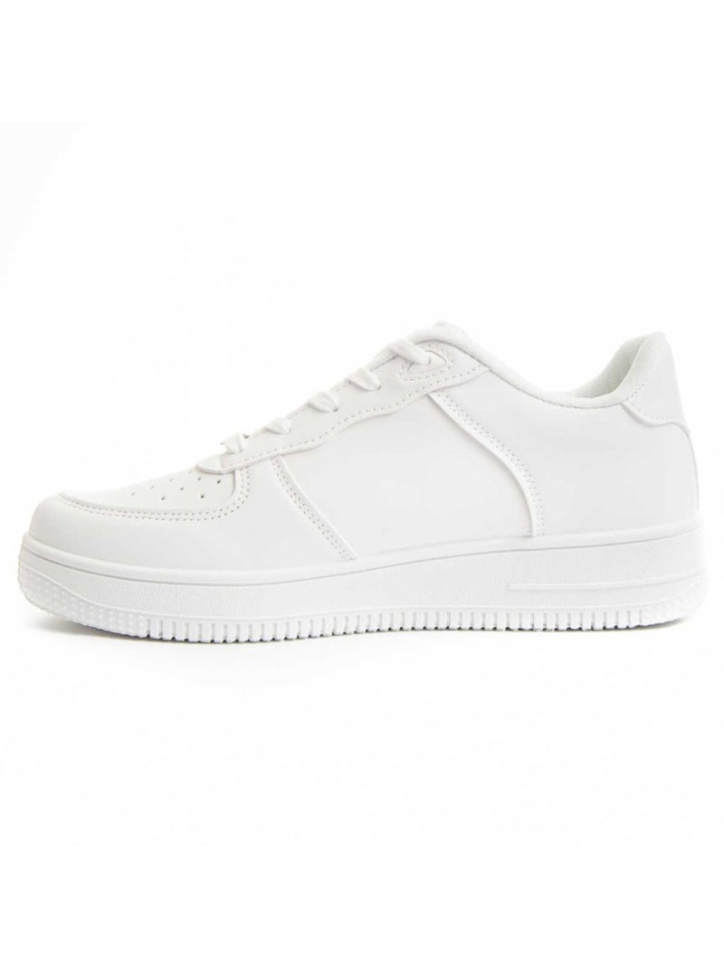 Baskets Matériel Synthétique Montevita Blanc - Kiabi