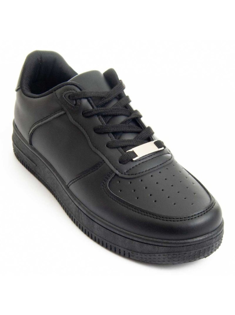 Baskets Matériel Synthétique Montevita Noir - Kiabi