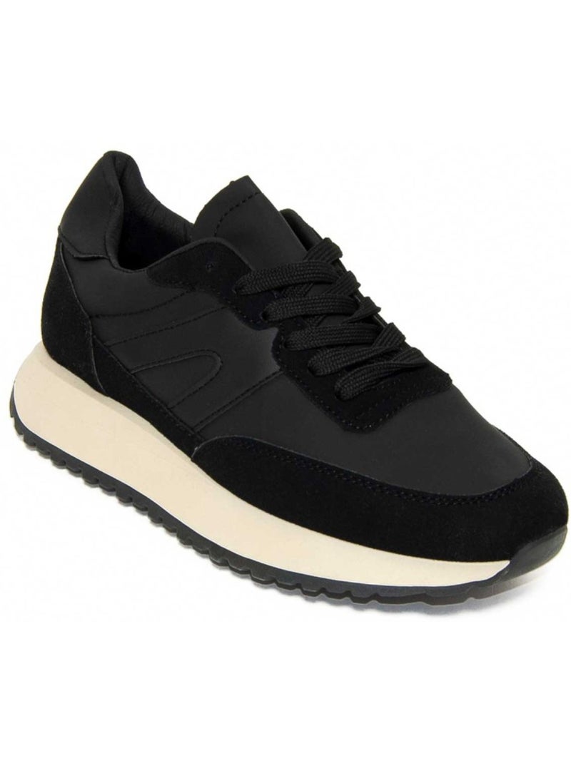 Baskets Matériel Synthétique Montevita Noir - Kiabi