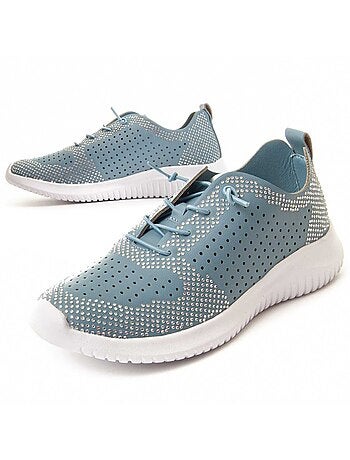 Baskets Matière Synthétique Et Textile Montevita