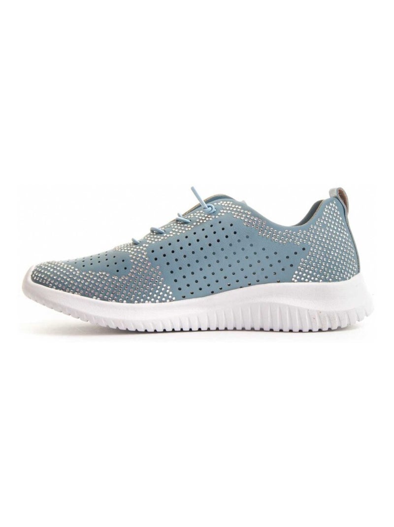 Baskets Matière Synthétique Et Textile Montevita Bleu - Kiabi