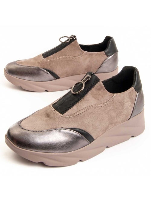 Baskets Matière Synthétique Et Textile Montevita - Kiabi