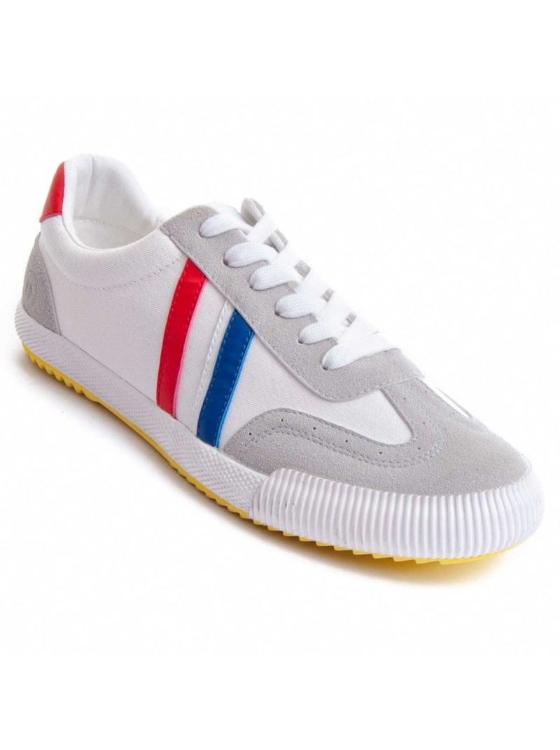 Baskets Mati?re Synth?tique Et Textile Montevita Blanc - Kiabi