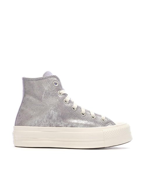 Baskets Mauve Femme Converse All Star Lift Platform Shimmer - Kiabi