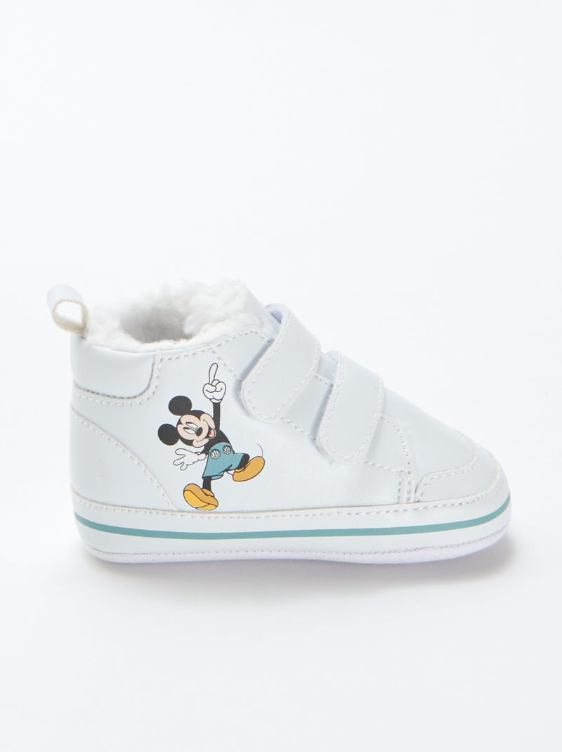 Baskets 'Mickey' 'Disney' à scratchs Vert - Kiabi