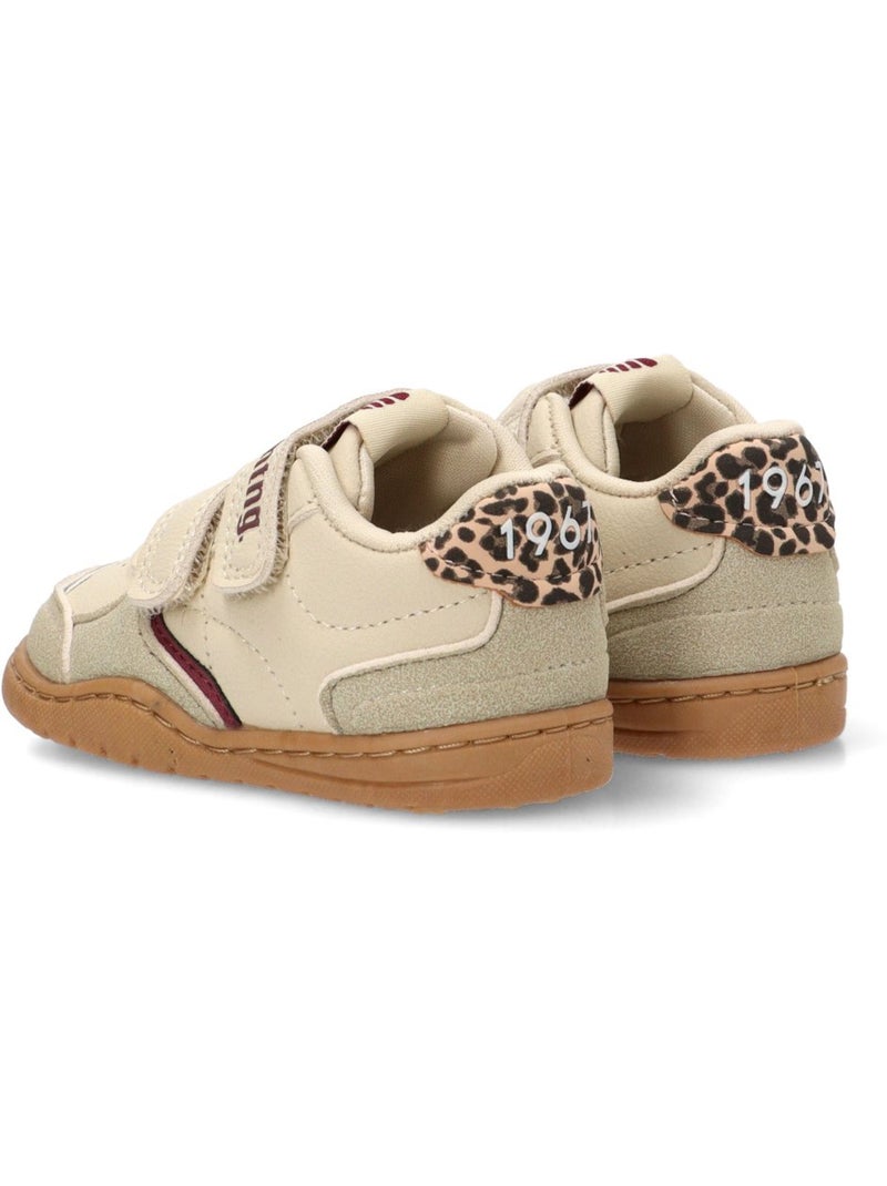 Baskets minimalistes/éco-responsables à semelle plate pour filles - mustang kids Beige - Kiabi