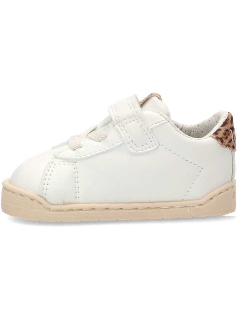 Baskets minimalistes/éco-responsables à semelle plate pour filles - mustang kids Blanc - Kiabi