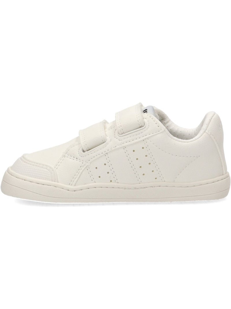 Baskets minimalistes/éco-responsables à semelle plate pour filles - mustang kids Blanc - Kiabi