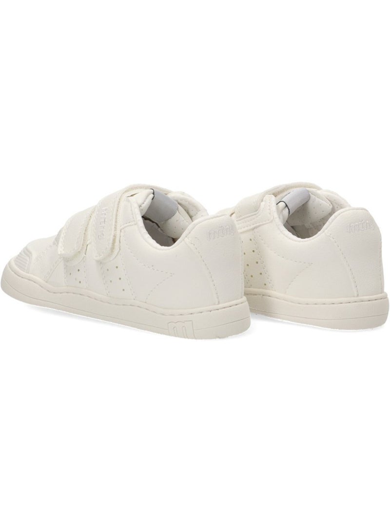 Baskets minimalistes/éco-responsables à semelle plate pour filles - mustang kids Blanc - Kiabi