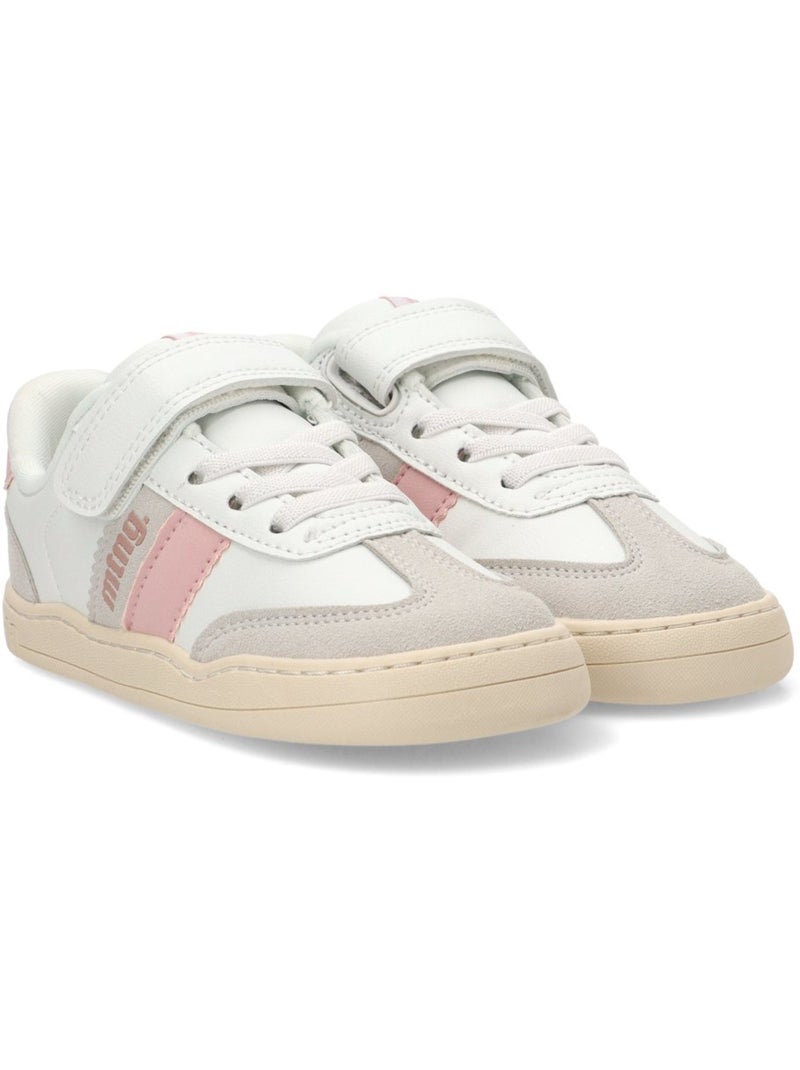 Baskets minimalistes/éco-responsables à semelle plate pour filles - mustang kids Rose - Kiabi
