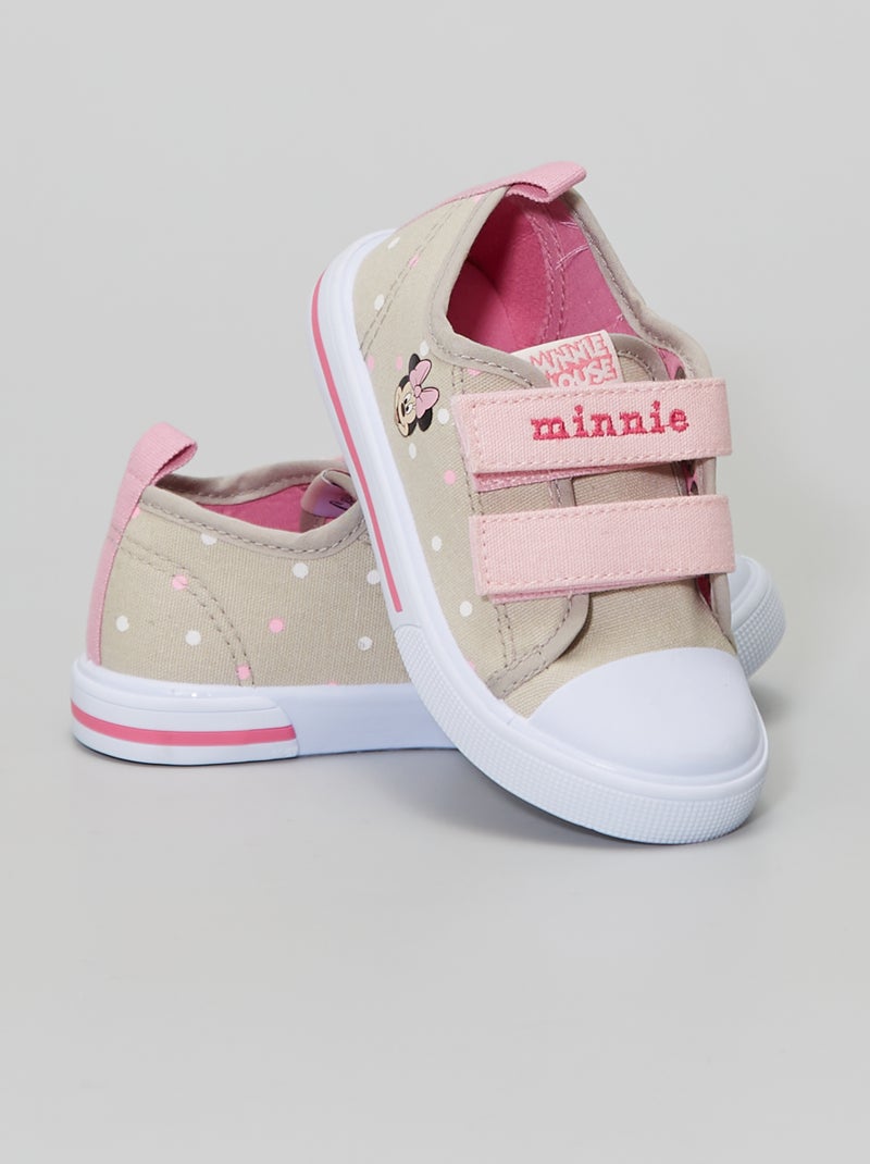 Baskets 'Minnie' 'Disney' Beige - Kiabi