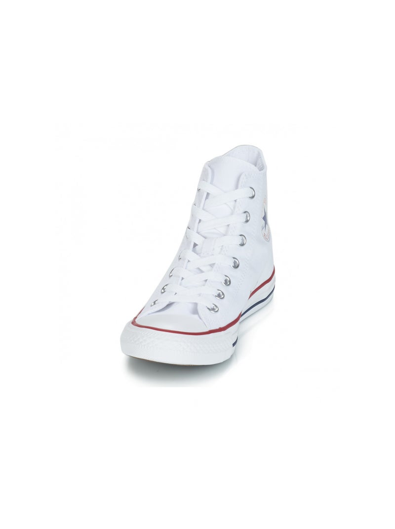 Baskets  mixte Converse All Star High Blanc - Kiabi